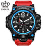 SMAEL Men Fashion S Shock Wristwatch Reloj Business Outdoor Sports Digital Watch LED Display Quartz Multi-functional Clock 1545