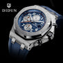 DIDUN Watches Men Luxury Brand watches Mens steel Quartz Watches Men Dress Business Watch Luminous Wristwatch 30m Waterresistant