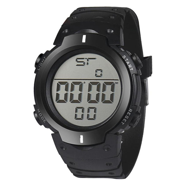 Perfect Gift Fashion Waterproof Men's Boy LCD Digital Stopwatch Date Rubber Sport Wrist Watch d5