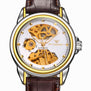 2018 New automatic Mechanical Watch Fashion Luxury Brand Men Gold Hollow Watches Male skeleton Wristwatch relogio masculino
