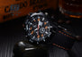 Fashion casual watch man 3 eye brand luxury mountain climbing military silicone strap men quartz watch reloj hombre