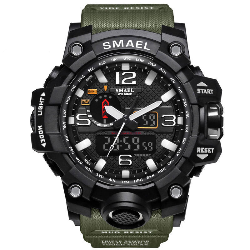 2017 SMAEL Camouflage Military Digital-watch Men's G Style Fashion Sports Shock Army Watch LED Electronic Wrist Watches for Men