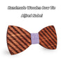 Mahoosive Etching Wood Bow Ties for Mens Wedding Suits Wooden Bow Tie Butterfly Shape Bowknots Gravatas Slim Cravat