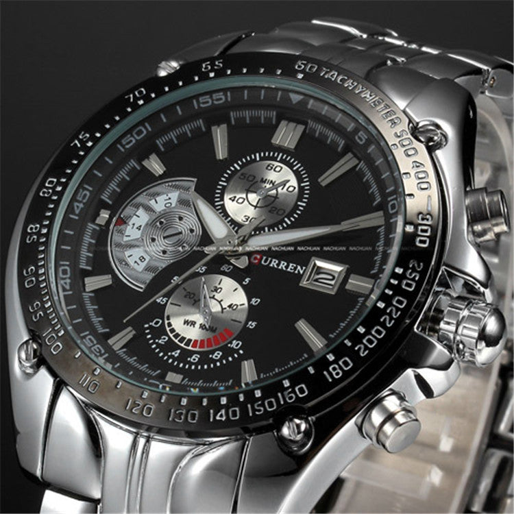 2017 new curren watches men luxury brand military watch men full steel wristwatches fashion waterproof relogio masculino