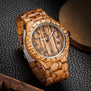 Luxury UWOOD Brand Natural Purple Heart Wooden Watch For Men Janpan MIYOTA Movement Wood Watches Dress Wristwatch Gift
