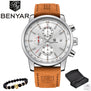 2017 BENYAR Watches Men Luxury Brand Quartz Watch Fashion Chronograph Sport Reloj Hombre Clock Male hour relogio Masculino