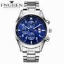 FNGEEN Men Luxury Fashion Quartz Watch business Casual Calendar Wristwatches Male Waterproof Stainless Watches relogio masculino