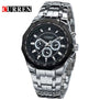 Men Business Watch Clock Curren Mens Watches Top Brand Luxury Military Full Stainless Steel Quartz Wrist Watch Relogio Masculino