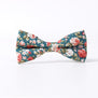 Mantieqingway Floral Printed Cotton Bowtie for Men Wedding Gentlemen Skinny Bow Tie Suits Tie Gravatas Slim Bowknot Cravats