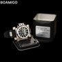 luxury BOAMIGO brand Men military sports watches Dual Time Quartz Digital analog Watch rubber band wrist watch relogio masculino