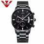 Relogio Masculino Men Watch Luxury Famous Top Brand Men Dress Watch Military Quartz Wristwatches Saat Metal&Leather&Milanes Band