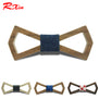 2016 Noeud Papillon Men Hardwood Bow Tie For Men Classic Bowties Neckwear Creative Handmade Butterfly Wood Tie Gravata