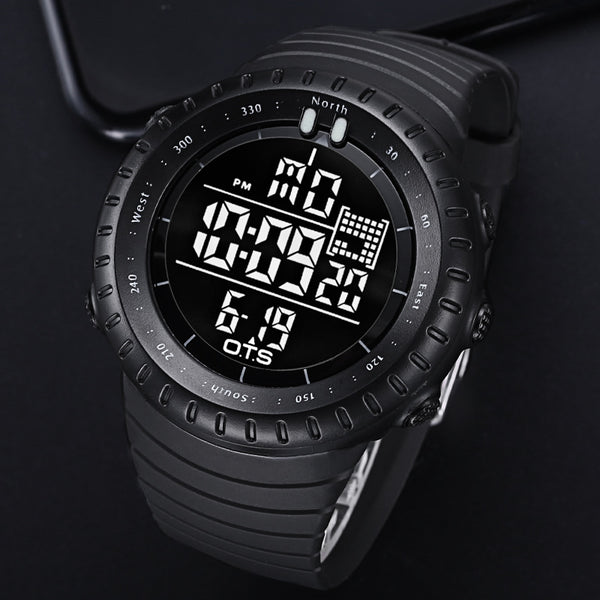 OTS Luxury Brand Military Digital Watch Men Sports Watches 50M Waterproof Swimming Outdoor Climbing Wristwatch relogio masculino