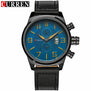 CURREN Mens Watches Top Brand Luxury Leather Waterproof Male Date Quartz Watch Men Fashion Casual Sport Clock Analog Wristwatch