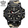 2017 SMAEL Camouflage Military Digital-watch Men's G Style Fashion Sports Shock Army Watch LED Electronic Wrist Watches for Men