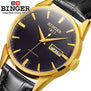 Binger Luxury Watch Men Automatic Watch Calendar High Quality Man Watches Sapphire Crystal Wristwatch Retro Relogios Masculino