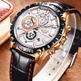 LIGE Mens Watches Top Brand Luxury Quartz Gold Watch Men Casual Leather Military Waterproof Sport Wrist Watch Relogio Masculino
