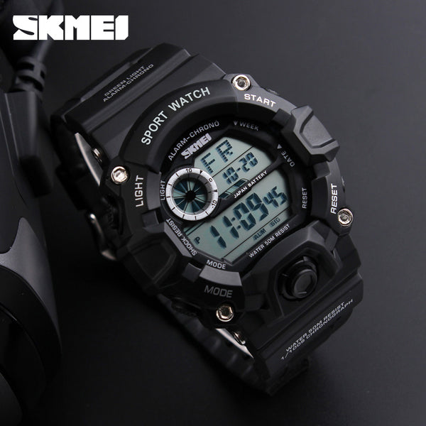 Skmei Fashion Casual S Shock Sports Watches Man Luxury Brand Men Quartz Chronograph Watches Men relogio masculino esportivo 2018