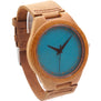BOBO BIRD New Colorful Natural Bamboo Wood Men Watches With Real Leather Strap Relogio Masculino In Gift Box