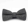 Mens Formal Wear Thick Business Bowtie Butterfly Men Dick Solid Color Wool Cravat Unisex England Style Bow Tie