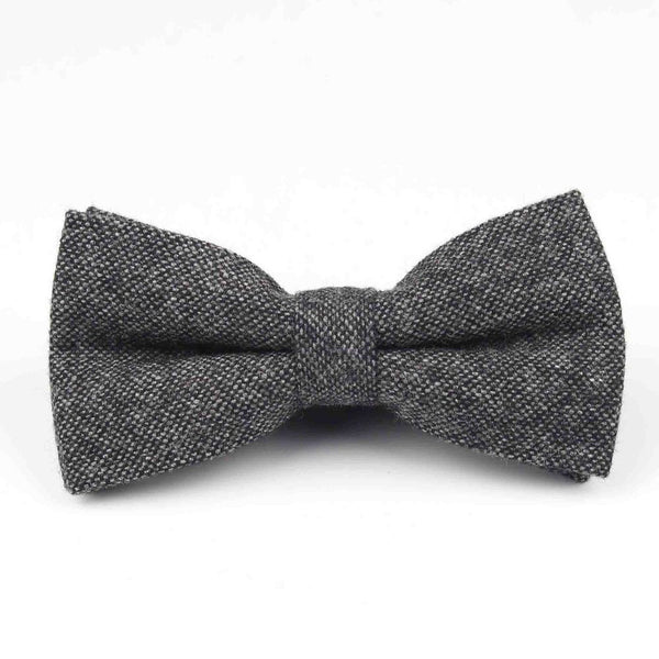 Mens Formal Wear Thick Business Bowtie Butterfly Men Dick Solid Color Wool Cravat Unisex England Style Bow Tie