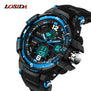 Losida Luxury Brand G Rubber Strap Shock Watch Military Army Blue LED Pointer Waterproof Men Sports Watches Clock relogio Male