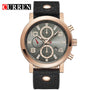 CURREN Mens Watches Top Brand Luxury Leather Casual Quartz Watch Men Military Sport Clock Wrist Watch For Men Relogio Masculino