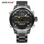 Digital Quartz Watch Men Outdoor Sport Luxury Brand RISTOS Fashion Waterproof Display LED Analog Wristwatches montre homme