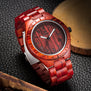 Luxury UWOOD Brand Natural Purple Heart Wooden Watch For Men Janpan MIYOTA Movement Wood Watches Dress Wristwatch Gift