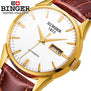 Binger Luxury Watch Men Automatic Watch Calendar High Quality Man Watches Sapphire Crystal Wristwatch Retro Relogios Masculino