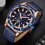 NAVIFORCE Watches Men Luxury Brand Analog Quartz Watch Man Waterproof Sports Wristwatches Leather Wristwatches Relogio Masculino