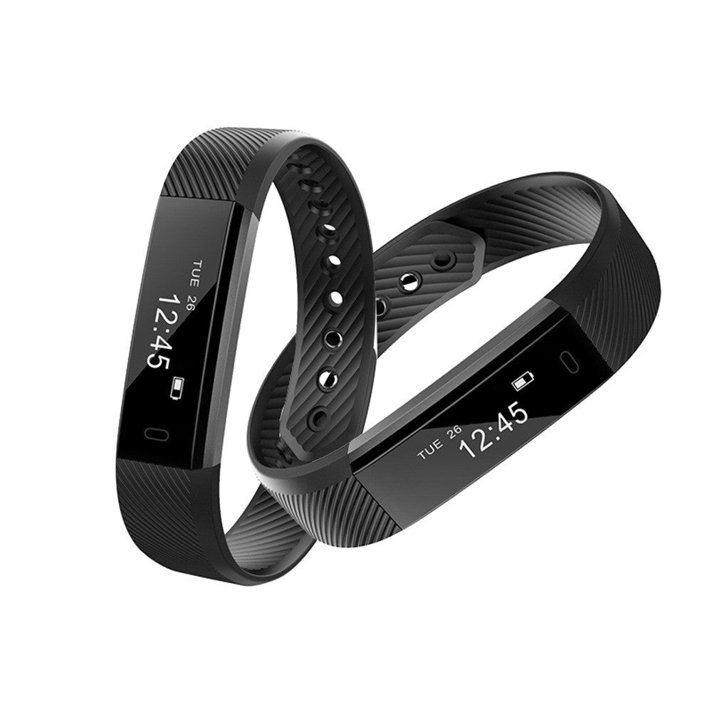 Smart Wrist Watch Bluetooth Bracelet Wristband Pedometer Sport Fitness Tracker ID115 Waterproof For Android IOS BFOF