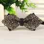 Hand made mens bowtie Silver crystal and gem bow tie 2016 new arrival gentlemen fashion casual gravata borboleta masculina lot