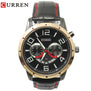 CURREN Top Brand Luxury Watches Male Fashion Casual Quartz Watch Leather Strap Men Sports Wristwatch Man 8140
