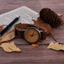 Bamboo Modern Wristwatch Analog Nature Wood Fashion Soft Leather Creative Birthday Gifts Wooden Watches Quartz Watch Men