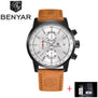 BENYAR Fashion Chronograph Sport Mens Watches Top Brand Luxury Quartz Watch Reloj Hombre 2017 Clock Male hour relogio Masculino