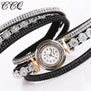 CCQ Women Fashion Casual AnalogQuartz Women Rhinestone Watch Bracelet Watch Gift