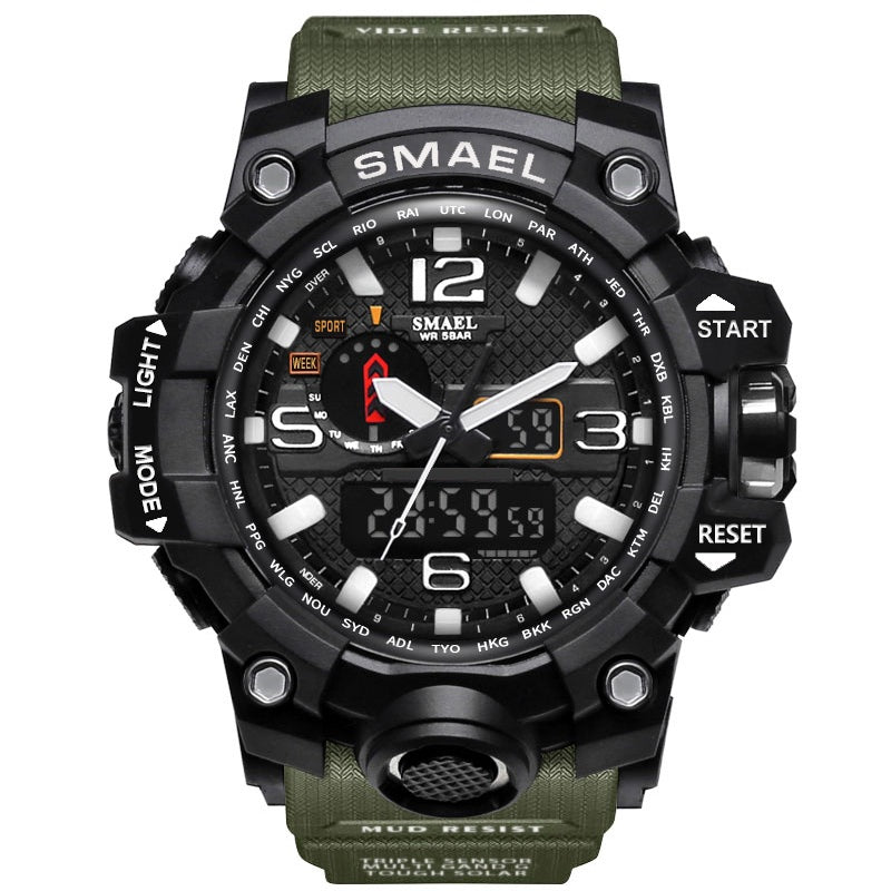 2017 Sport Men Digital Watch Men Led Dual Display Shockproof Waterproof WristWatch Wrist Army Male Relogio Masculino Hodinky 41