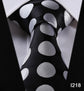 Paisley Check Dot 3.4" 100%Silk Wedding Jacquard Woven Men Classic Man's Tie Necktie #I2