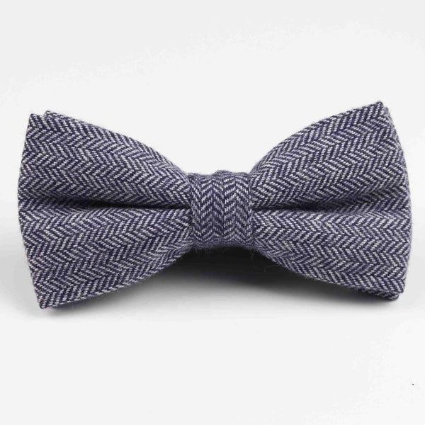 Mens Formal Wear Thick Business Bowtie Butterfly Men Dick Solid Color Wool Cravat Unisex England Style Bow Tie