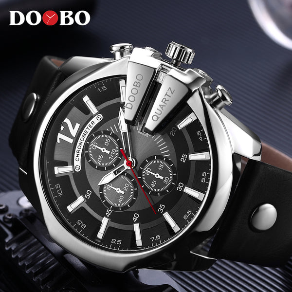 Relogio Masculino DOOBO Golden Men Watches Top Luxury Popular Brand Watch Man Quartz Gold Watches Clock Sports Men Wrist Watch