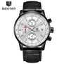 BENYAR Sport Watches Mens Chronograph Calendar Waterproof Male Clock Military Quartz Watch Luxury Relogio Masculino Gift Box