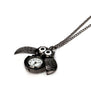 2017 Vintage Style Retro Slide Owl Pendant Long Necklace Analog Pocket Watch Gift Z109 5Down