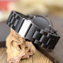 BOBO BIRD Ebony Watch Water Proof Quartz Movement Men Clock Style Wooden Strap Wristwatch relogio masculino B-P10
