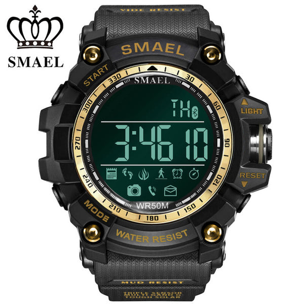 SMAEL Sport Watch Men Fashion Military Running LED Display Digital-Watch Waterproof Mens Watches Clock