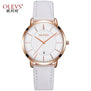 Men luxury brand quartz watches leather strap minimalist ultra-thin waterproof watch fashion wrist watch with high quality