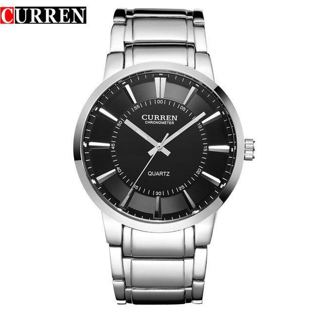 Curren 8001B watches quart watch design sport steel clock top quality military men male luxury Metal watchband Drop Shipping