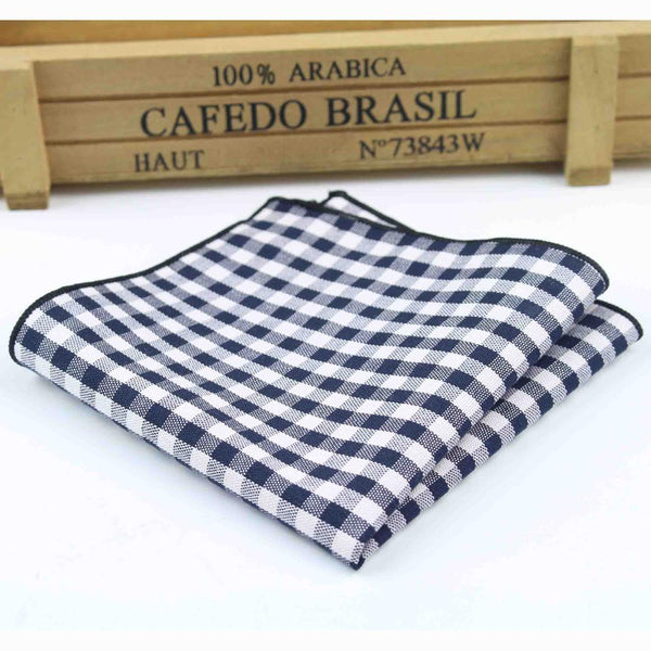 Hankerchief Scarves Vintage Cotton Hankies Men's Pocket Square Handkerchiefs Rose Flower Paisley