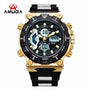 Amuda Men Quartz Wristwatches Fashion Sport Watch Auto Date 30M Waterproof Clocks Relogio Masculino Male Brand Watches