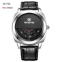 2016 Hot!Casual SKONE Genuine Men & Women Brand Wristwatches Special design Military Leather Sports Watch Relogio Masculino